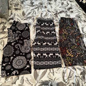 Agnes & Dora soft leggings S/M (set of 3)